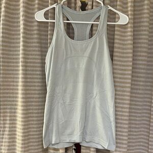 Lululemon Light Gray Racerback Tank Top